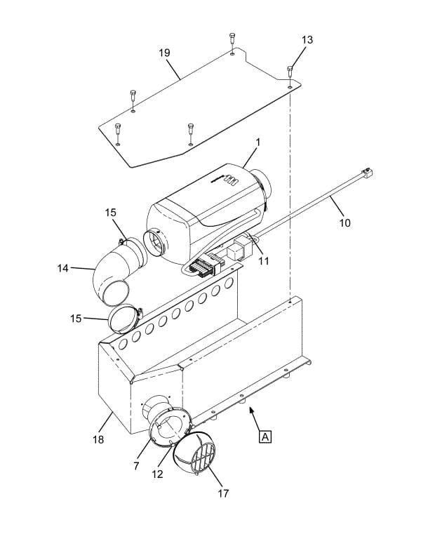 3957122C94 | Genuine International® (No Idle Heat) Housing Assembly