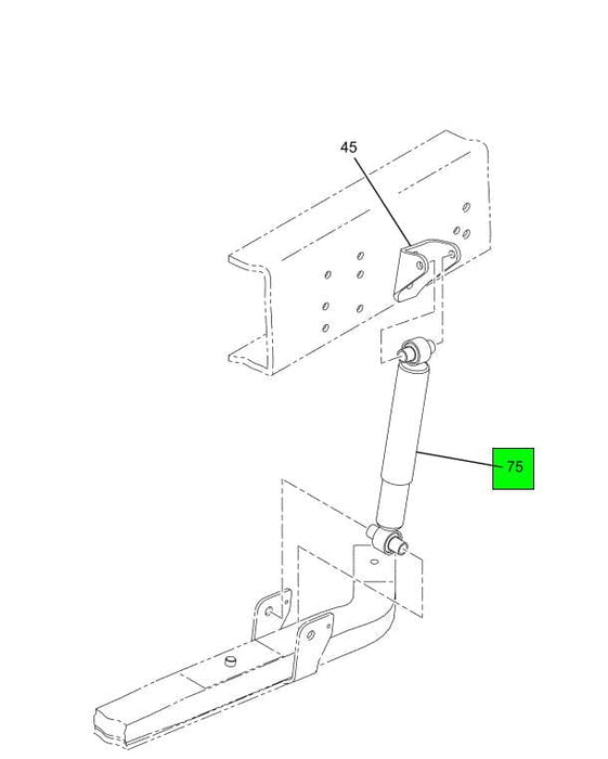 AMS65492 | Genuine International® Shock Absorber