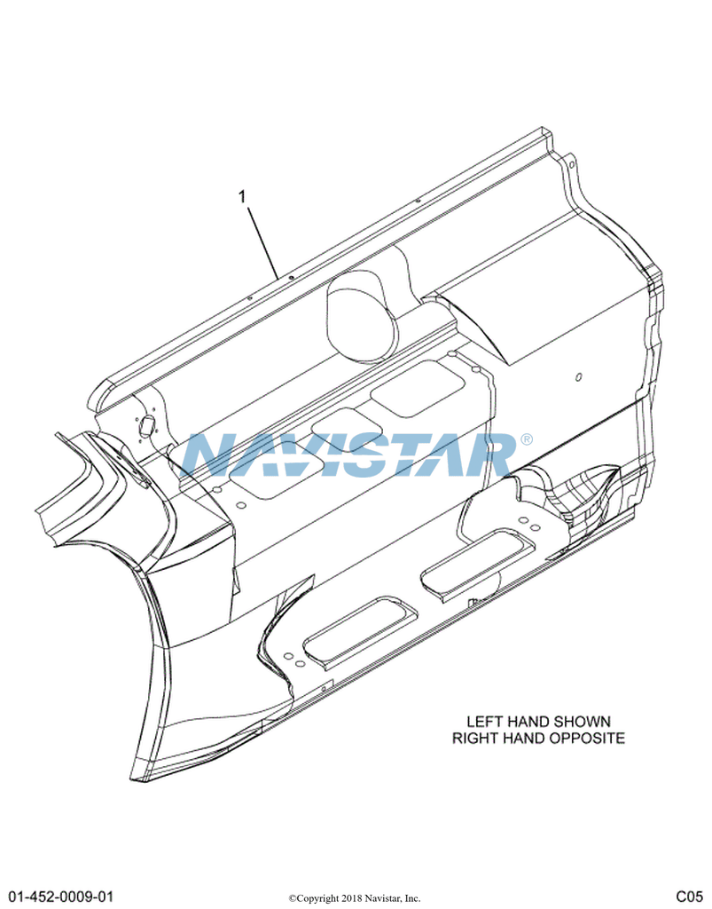 3784388C2 | Genuine International® Panel - Chassis Skirt