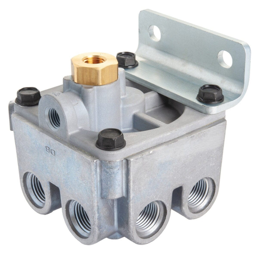 767653271446 | Genuine Haldex® Air Brake Double Check Relay Valve (4 Delivery Ports)