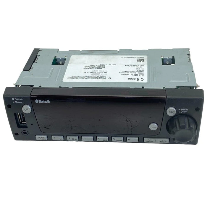 A22-78678-000 | Genuine Freightliner® Radio - DEA710, AM/FM/WB/BT/USB/30D