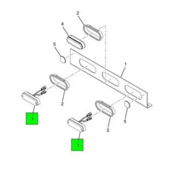 4117201C91 | Genuine International® Light, Tail And Stop