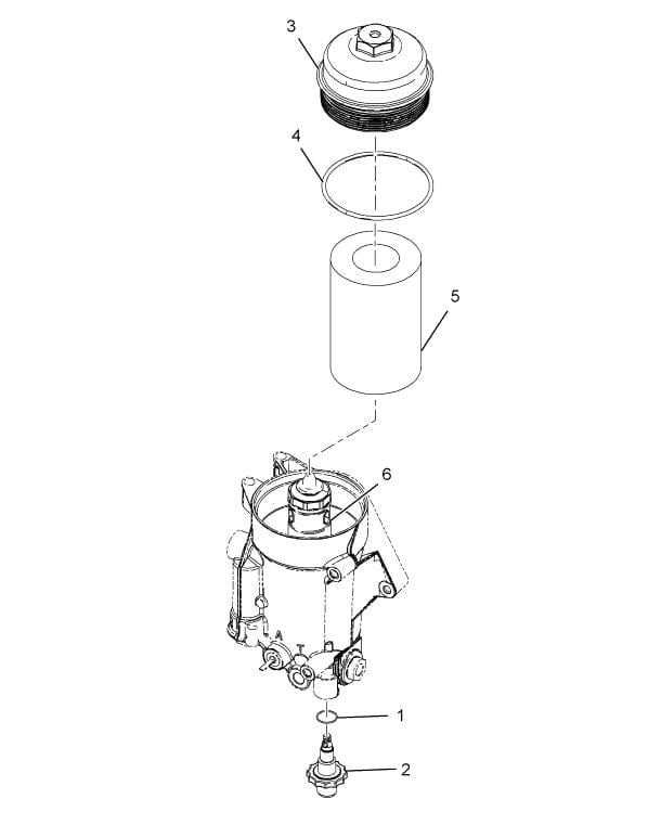 2161-208-000 | Genuine International® Fuel Filter Assembly