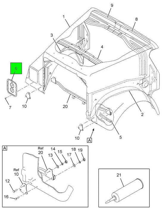 573001C1 | Genuine International® Headlamp Housing