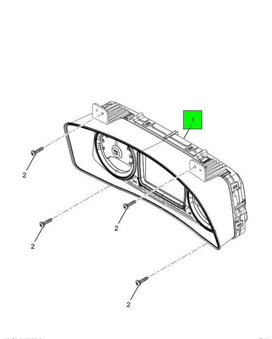 4094333C1 | Genuine International® Cluster Housing Speedometer