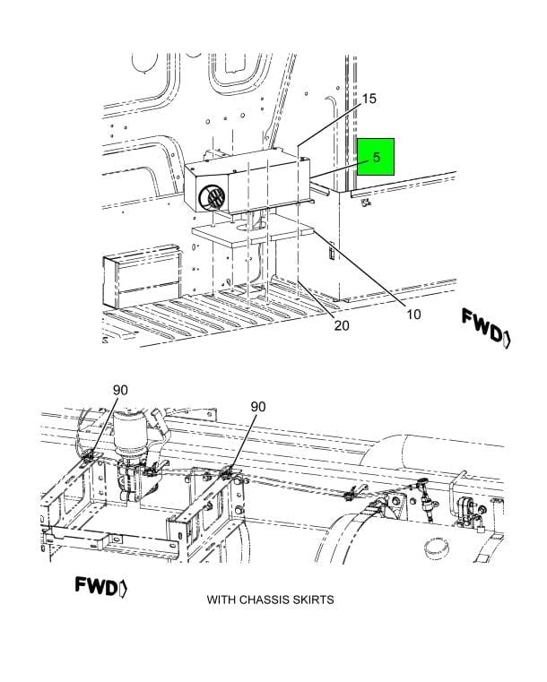 3957122C94 | Genuine International® (No Idle Heat) Housing Assembly