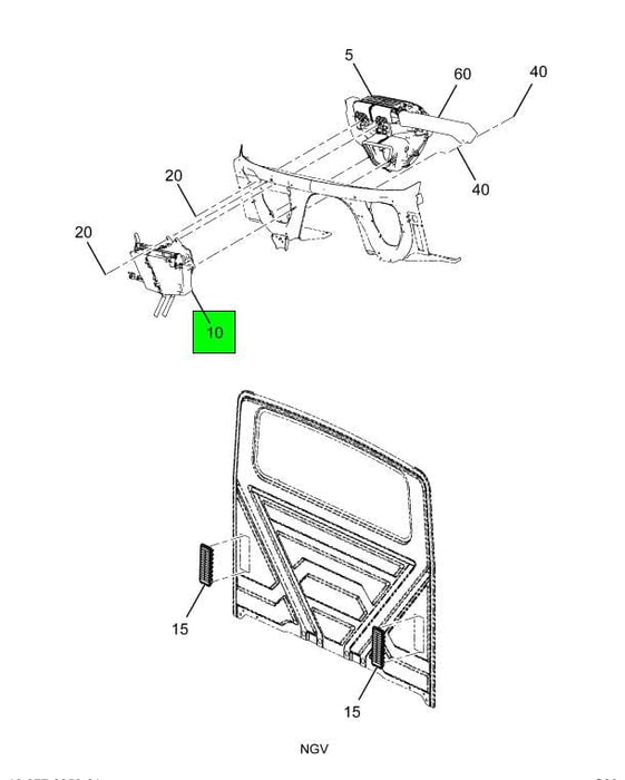 3530998C91 | Genuine International® Air Conditioner (Assembly)