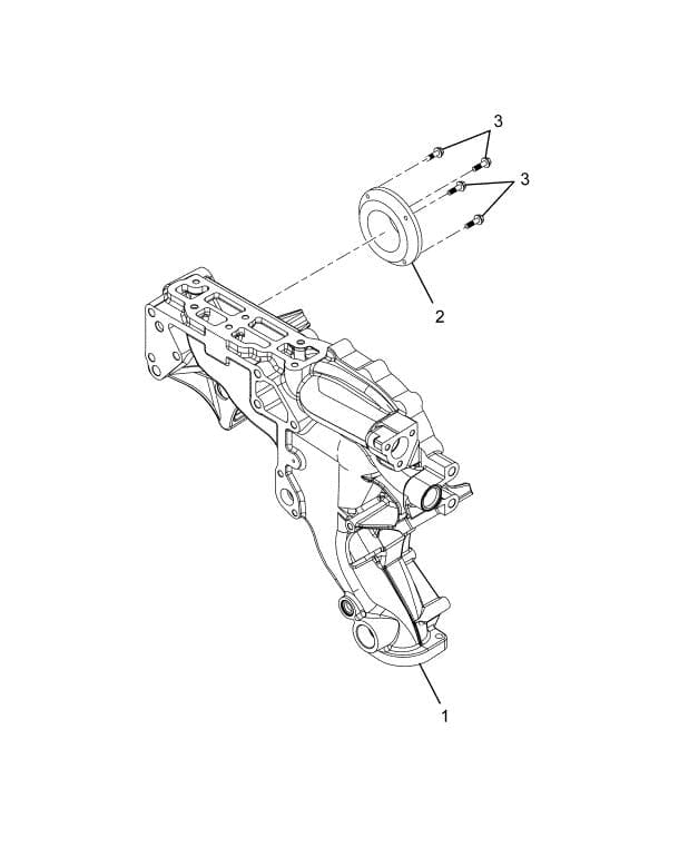 YC3Z-8501-AARM | Genuine International® Water Distribution Housing (Assembly)