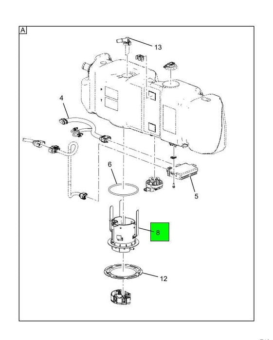 2520490C1 | Genuine International® Diesel Exhaust Fluid Sensor And Pump Assembly