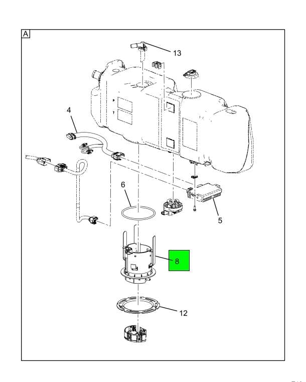 2520490C1 | Genuine International® Diesel Exhaust Fluid Sensor And Pump Assembly