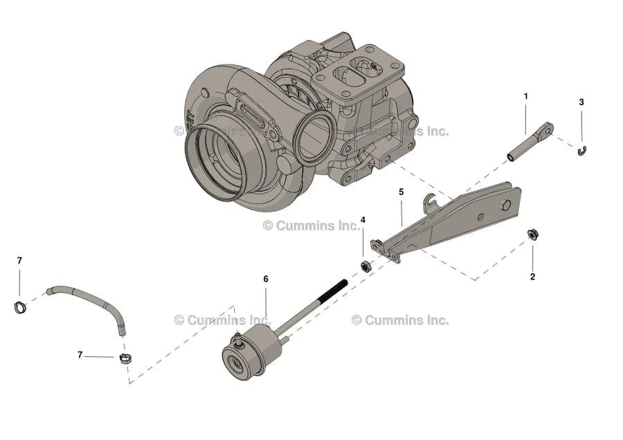 4029709 | Genuine Cummins® Wastegate Actuator Kit