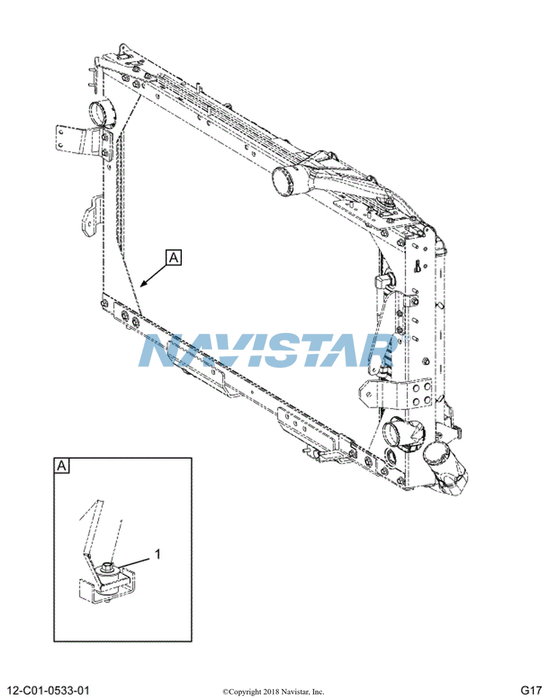 2590841C91 | Genuine International® Radiator Isolator (Kit)