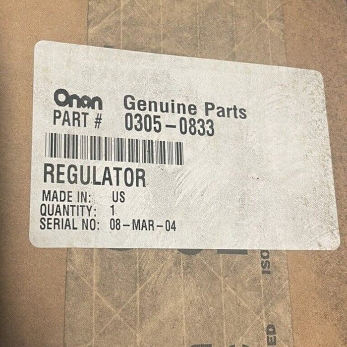 0305-0833 | Genuine Cummins® Regulator Non-Returnable