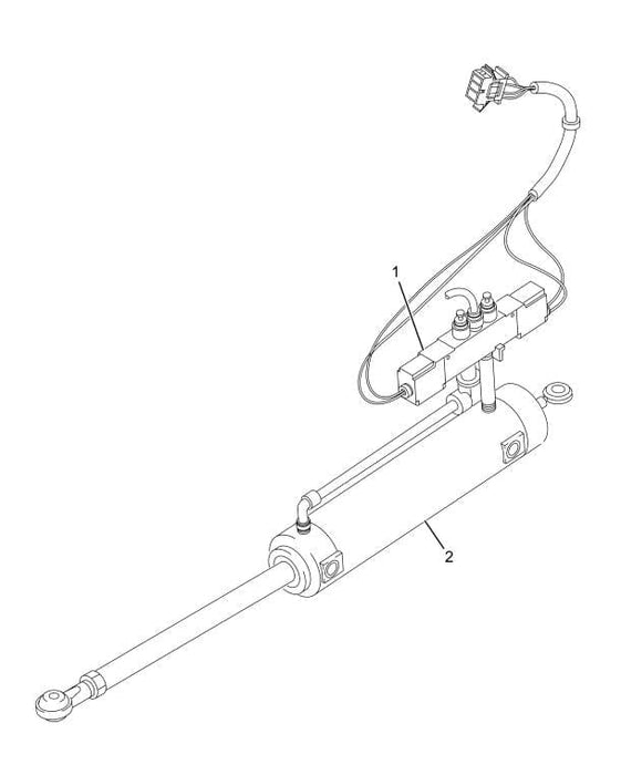 2588012C91 | Genuine International® Air Door Cylinder