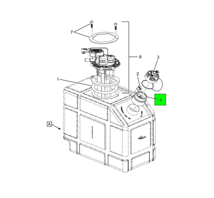 2513178C91 | Genuine International® Def Tank 15 Gal