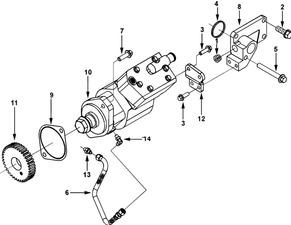 OEM Cummins® - Part Number: 3687356 - Air Compressor, 2 Cylinder