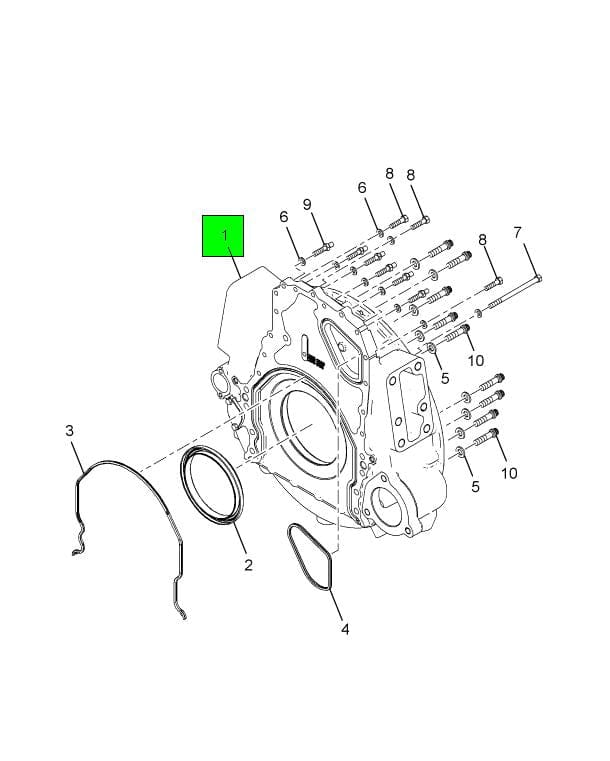 7079051C2 | Genuine International® Flywheel Housing Assembly