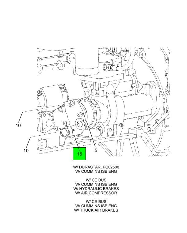 SP33144 | International® Power Steering Pump (Weight: 10 lbs)
