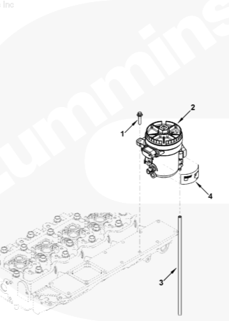 P/N: 3942961 | Genuine Cummins® New Fuel Water Separator
