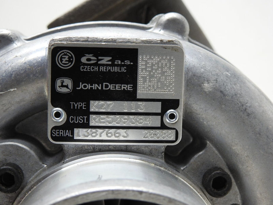 RE509384 | Genuine John Deere® Turbocharger K27 For John Deere 6068