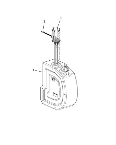 4097810C92 | Genuine International® Def Tank Assy 16 Gallon QLS