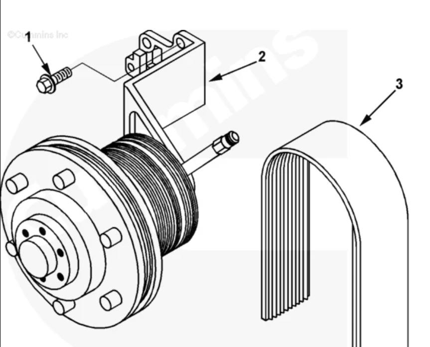 791080 | Genuine Cummins® Fan Hub For ISX