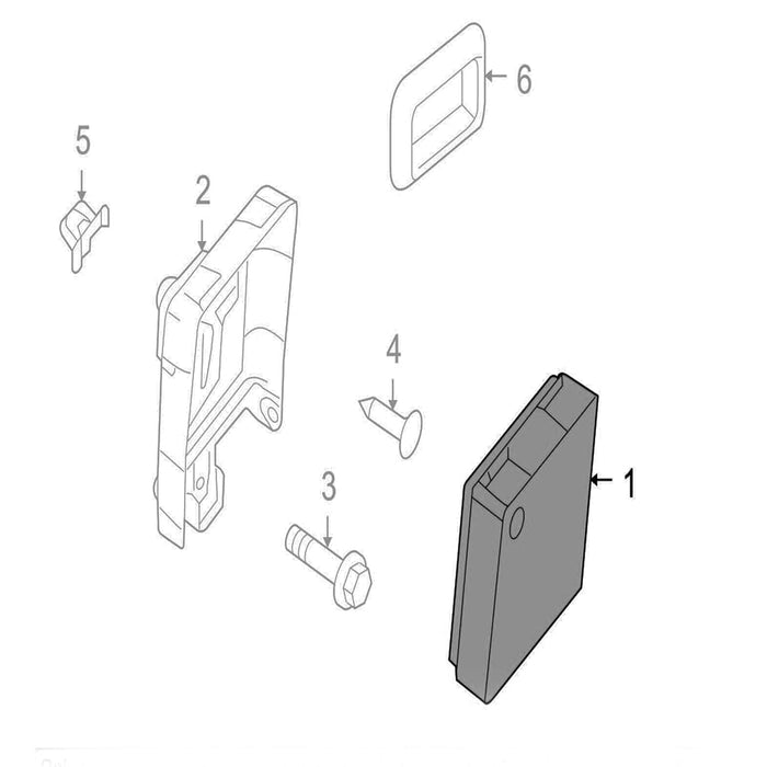 AA5Z14C689A  | Genuine Ford® Mirror Sensor Asy