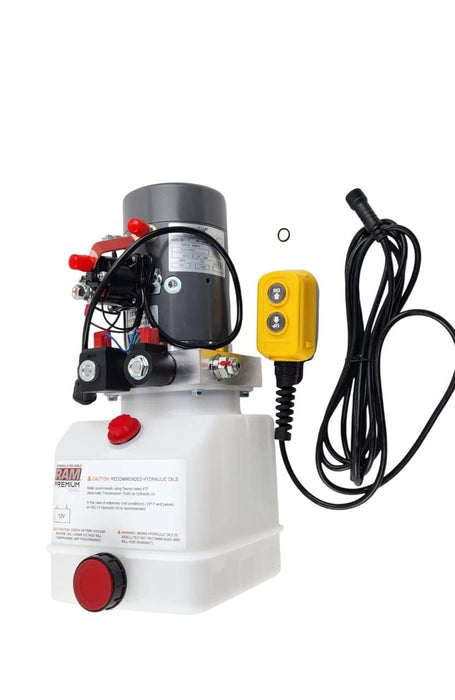 HPU-DA004 | RAM® Hydraulic Power Unit 4 Quart Double Acting 12V