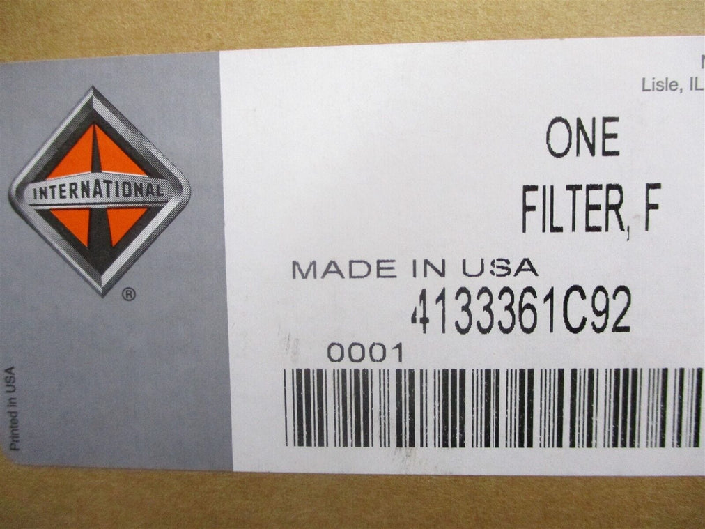 4133361C92 | Genuine International® Fuel Filter, With Head 382, 120V