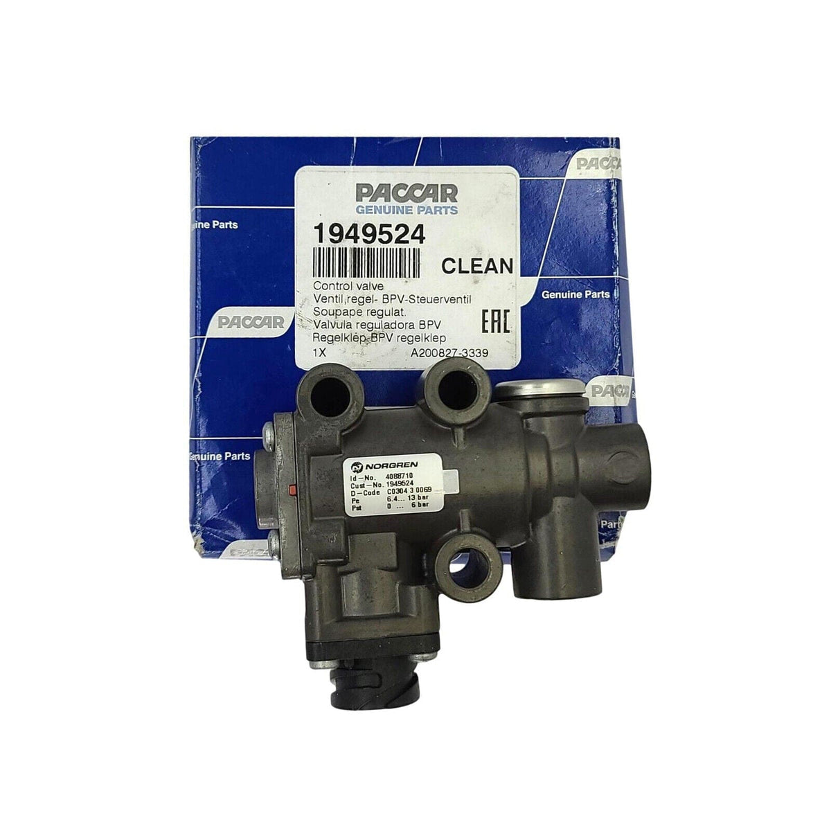 4088710 Genuine Paccar® Turbo Back Pressure Control Valve
