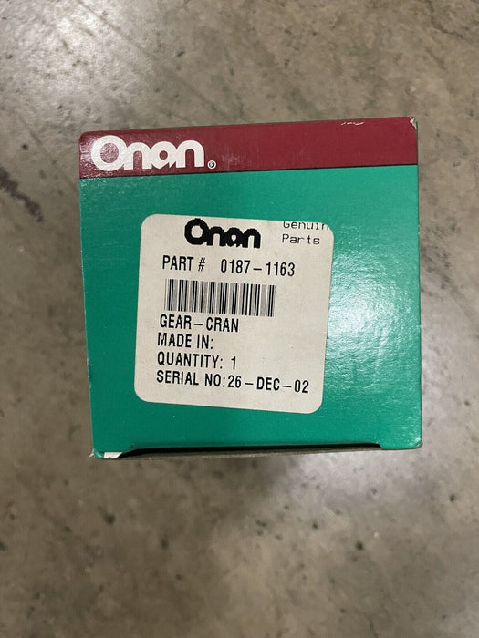 0187-1163 | Genuine Cummins Onan® Gear Crankshaft