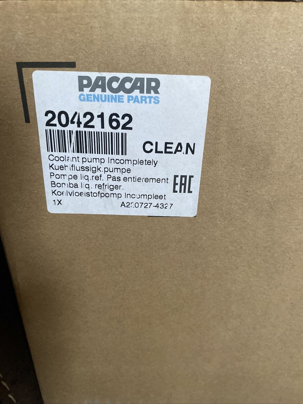 PN: 2042162 | Genuine Paccar® Coolant Pump