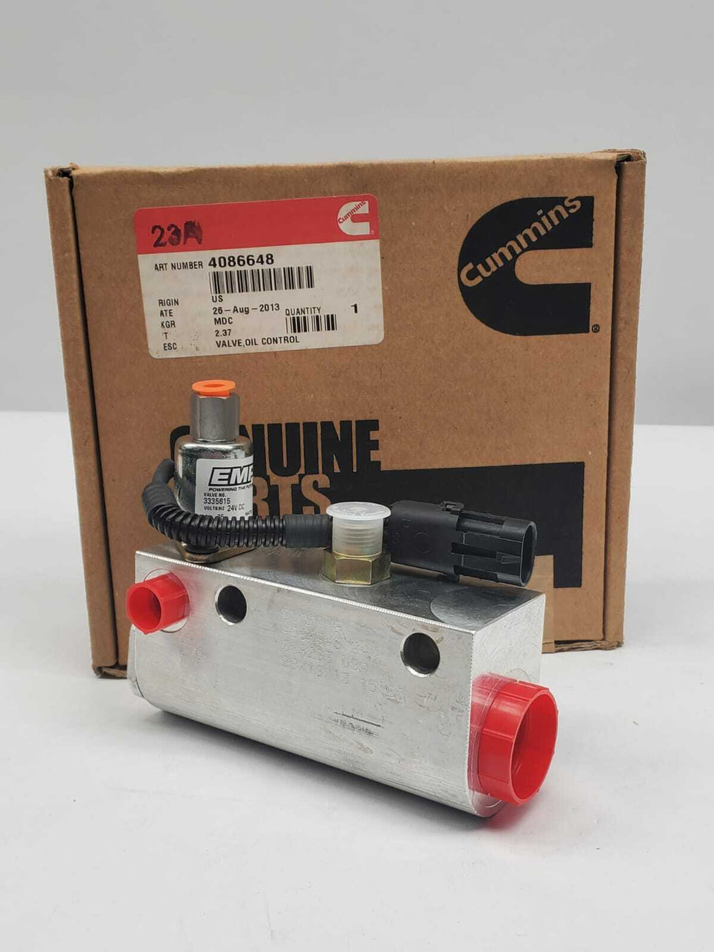 4086648 | Genuine Cummins® Oil Control Valve 24 V