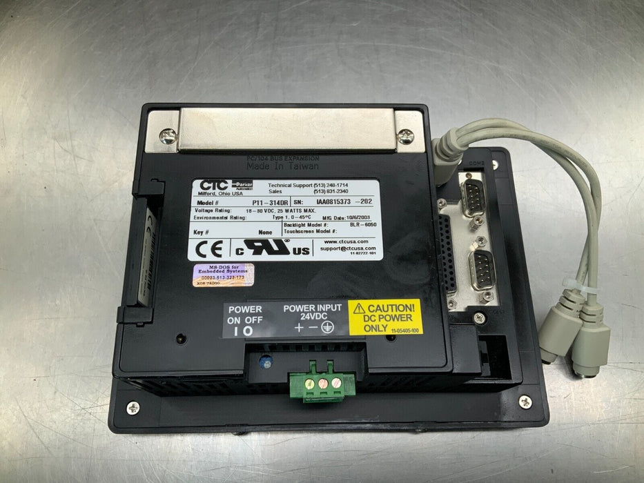 CTC Parker Automation P11-314DR BLR-6050 18-30VDC 25W Operator Interface Panel e CTC Parker Automation P11-314DR BLR-6050 18-30VDC 25W Operator Interface Panel e
