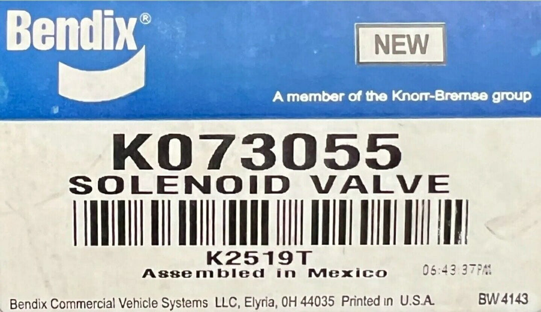 K073055 | Genuine Bendix® ABS Solenoid Valve