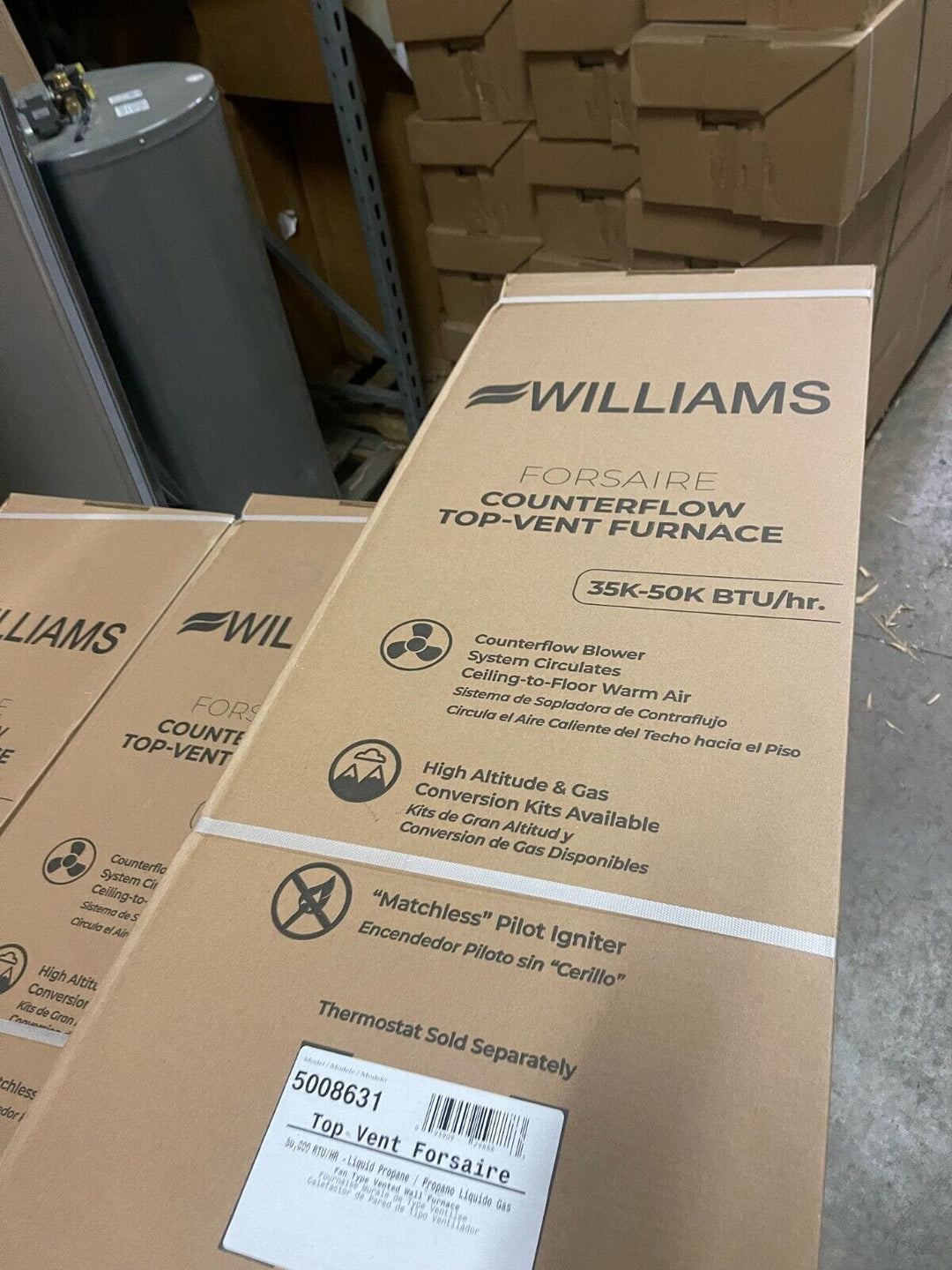 5008631 | Williams® Forsaire Counterflow Tor Vent 50,000 BTU