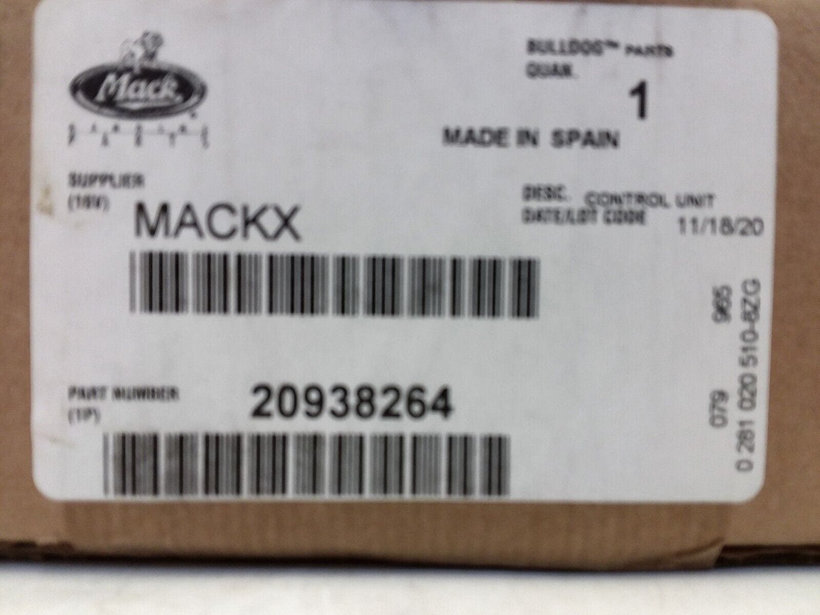 P/N: 20938264 | Genuine Mack® Engine Control Module