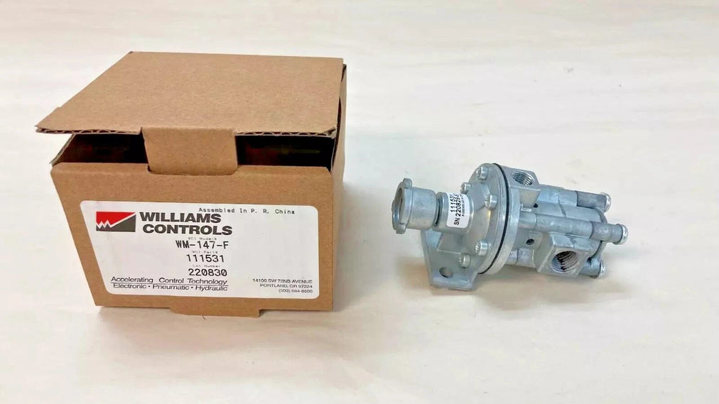 WM147F | Genuine Williams Controls® Brake Relay Valve