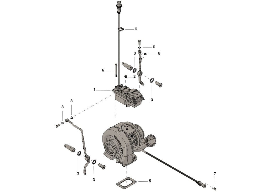 3787564 | Genuine Cummins® Turbocharger Actuator Kit