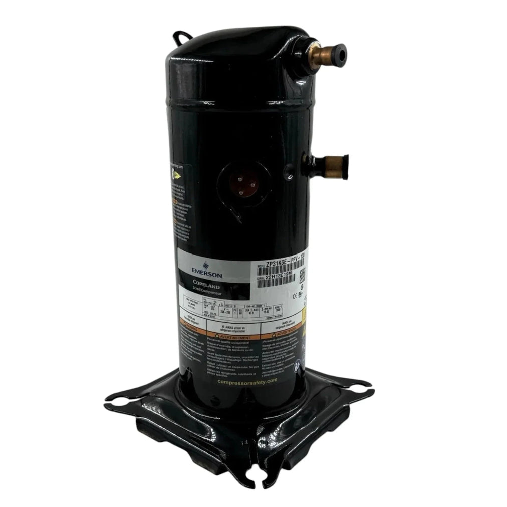 ZP31K5E-PFV-130 | Genuine Copeland ® Scroll Compressor 208-230 VAC 1 Ph 60 Hz