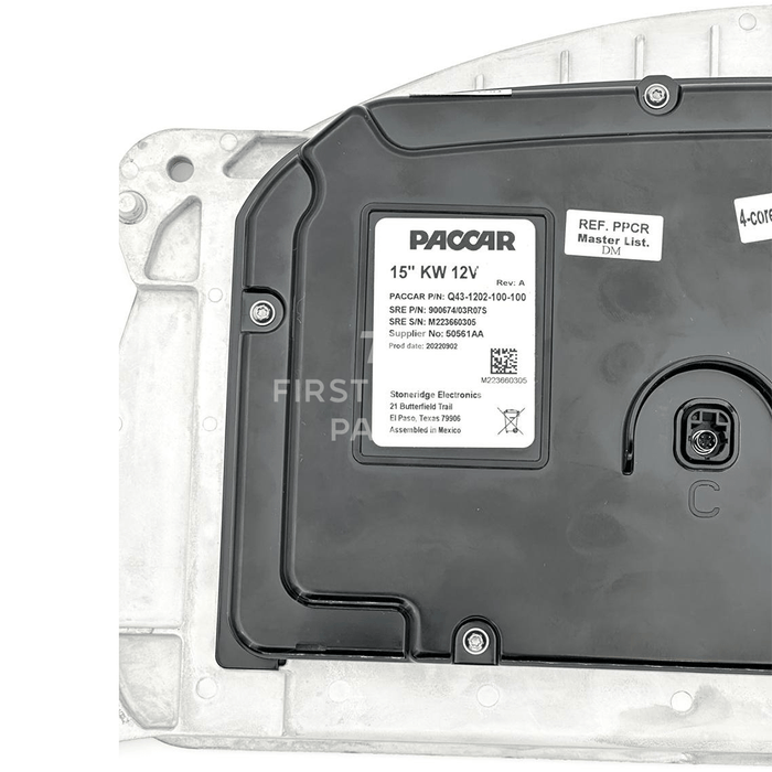 Q43-1202-100-100 | Genuine Paccar® New Digital Display Cluster