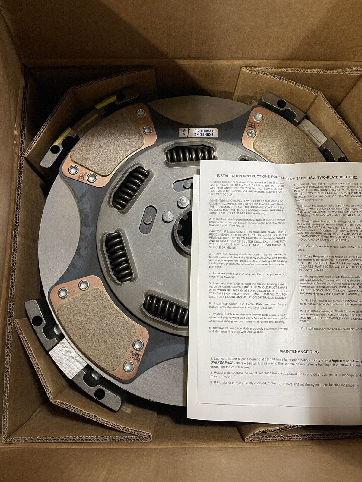 P/N: 108925-82 | Genuine Eaton® New Clutch Fuller 15-1/2 X 2.0