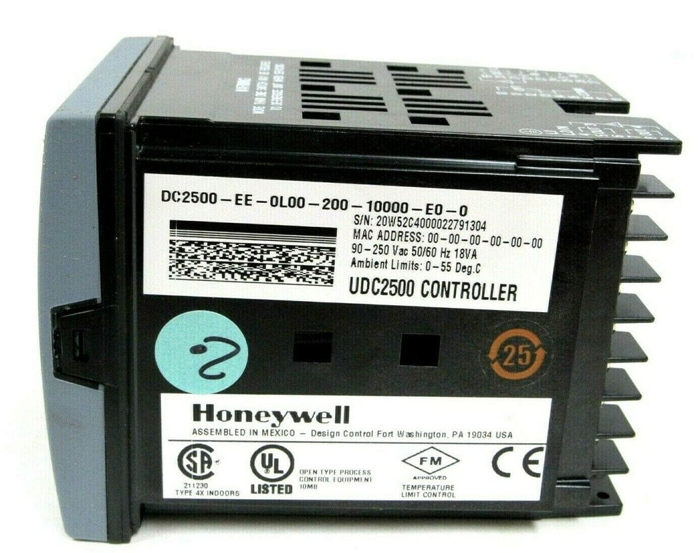 UDC2500 | Genuine Honeywell® DIN Universal Controller DC2500-CE-1A00-200-00000-E0-0 UDC2500 1/4