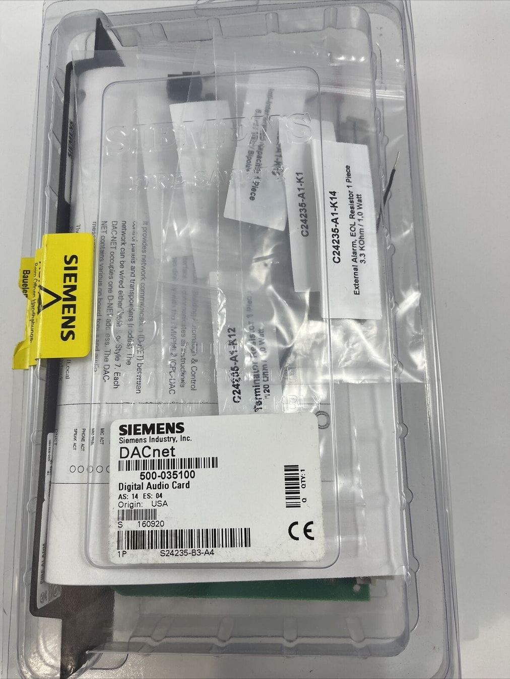 500-035300 | Genuine Siemens® Input Card Module