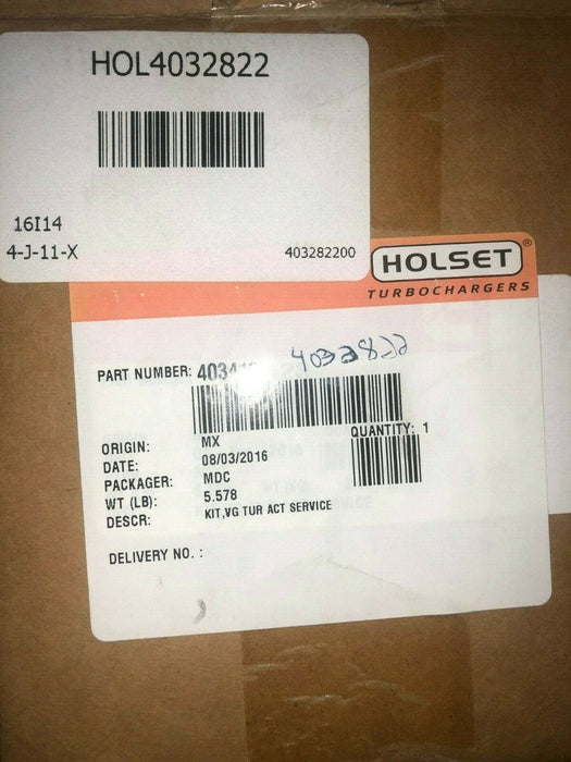 4032822 | New Genuine Holset® Kit Electronic Actuator Cummins For ISC, ISL, QSB