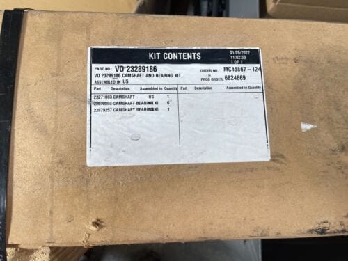 23289186 | Genuine Volvo® Camshaft & Bearing Kit