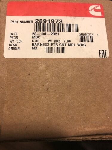 2871307 | Genuine Cummins® Electronic Control Module Wiring Harness
